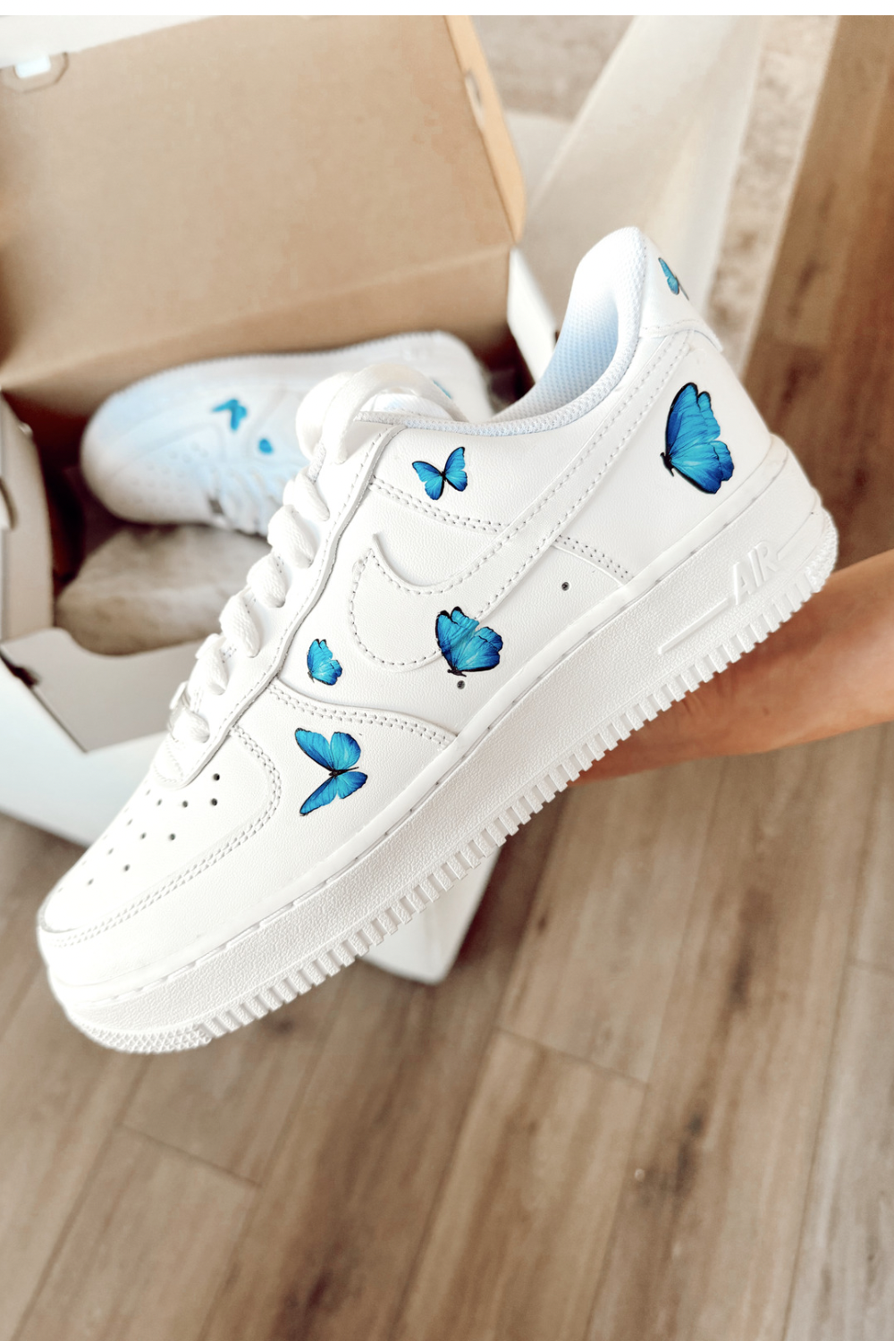 custom butterfly nikes