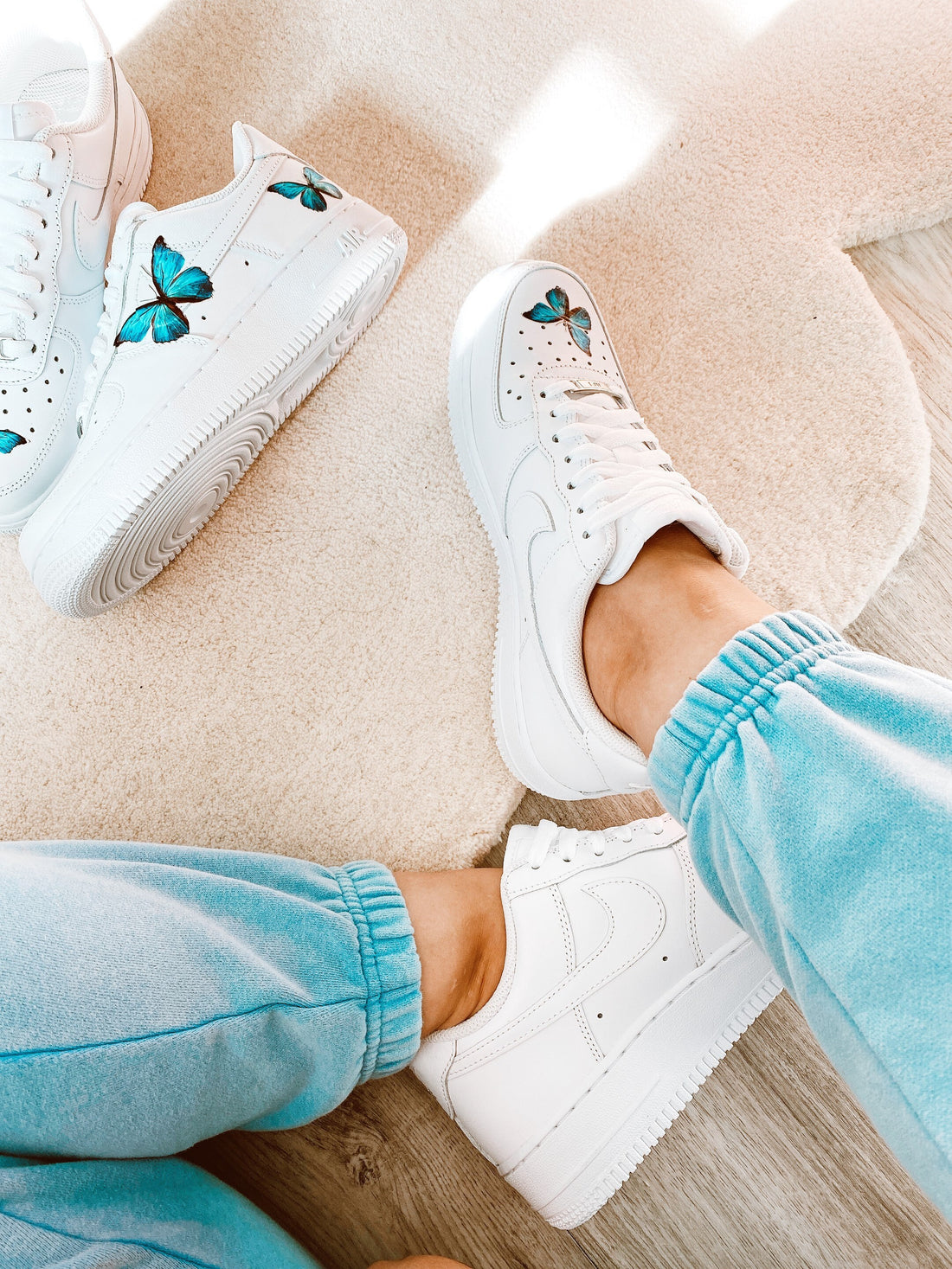 Butterfly nike air force custom â allsnkrshop